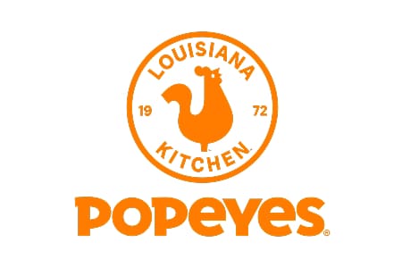 Popeyes chicken silhouette Louisiana Kitchen logo
