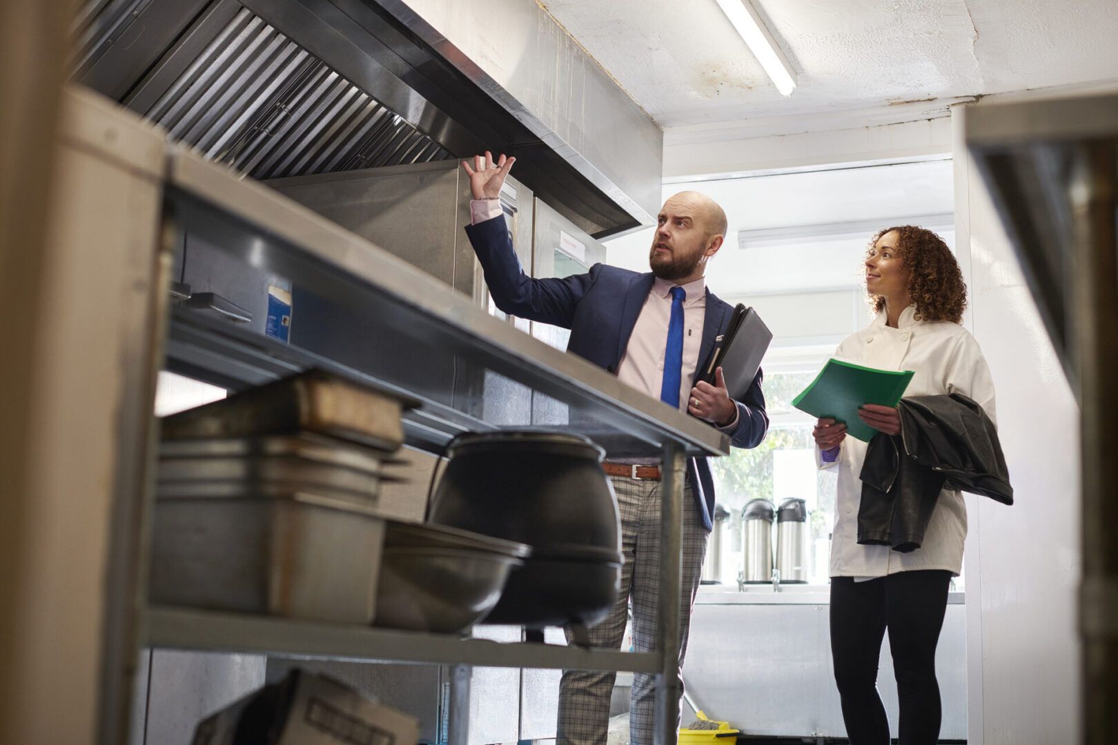 Kitchen safety assessment meeting
